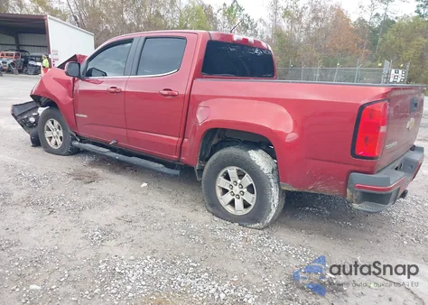 2016 Chevrolet Colorado Wt из США, поврежденный, VIN 1GCGSBEA7G1207480